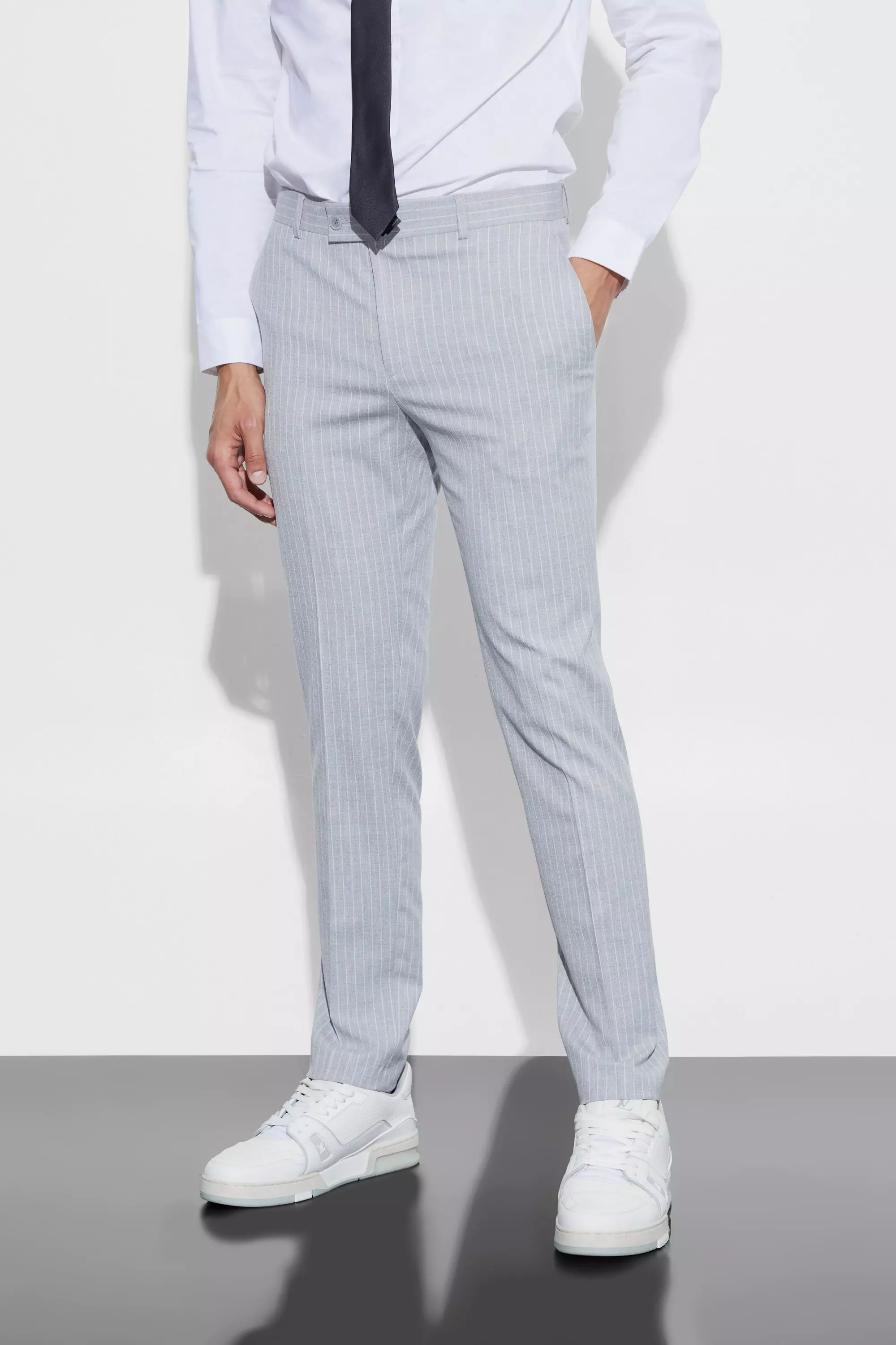 Striped trousers outlet skinny